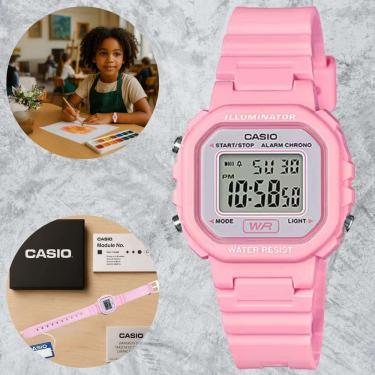 Imagem de Relógio Casio Infantil Digital Standard Rosa LA-20WH-4A1DF