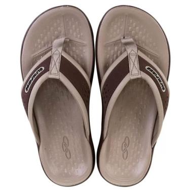 Imagem de Chinelo Olympikus 921 Tradicional Masculino - Marrom, Marrom, 39/40