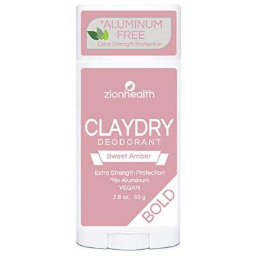 Imagem de (Sweet Amber) - ClayDry Bold Sweet Amber Deodorant Zion Health 80ml Stick