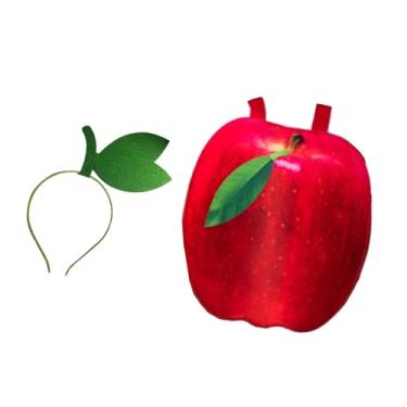 Imagem de Colaxi Fantasia de Frutas com Faixa para a Cabeça para Festas de Aniversário Atividades Festivais, Crianças Da Apple