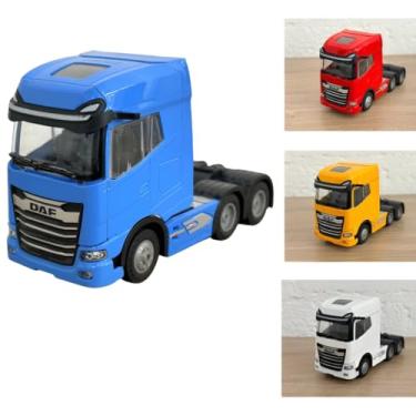 Imagem de Caminhão Miniatura Daf Xg Trucado Luz E Som (AZUL)