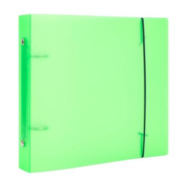 Imagem de BAOFALI Capa para fichário de armazenamento de estêncil de pasta, PVC macio e transparente para bolsos recarregáveis de 15 x 15 cm, cartolina, distância entre organizador de pastas de armazenamento, 2