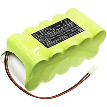 Imagem de Bateria de substituição de iluminação de emergência de 7000 mAh, compatível com ELB1208, ELB1208N, OSA195