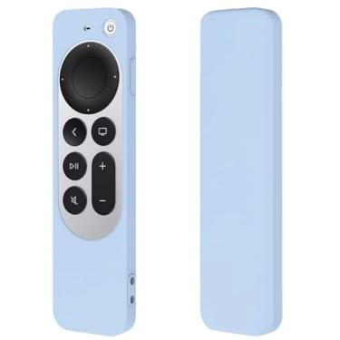 Imagem de Capa protetora para Apple TV Siri Remote - Capa de silicone para Apple TV 4K / HD Siri Remote Controller (2ª geração) / 3ª geração - Azul