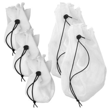 Imagem de Kit Coador Voal Branco 3 Pp + 2 Médio Suco Verde Detox Kefir