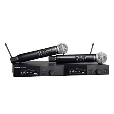 Imagem de Shure SLXD24D/B58-G58 Microfone sem Fio duplo Dinâmico Supercardióide BETA58A para Vocais