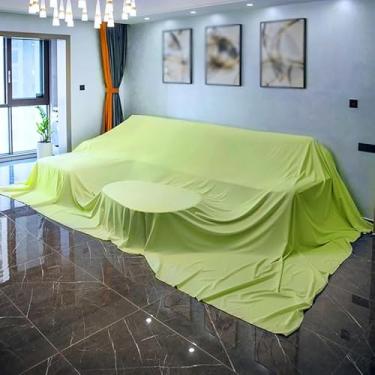 Imagem de Capa contra poeira doméstica, capa de móveis multiuso, pano de poeira interno e externo, à prova de poeira, respirável, impermeável, uso geral, para sofá, cadeira, tapete tamanho queen (tamanho: 150 x