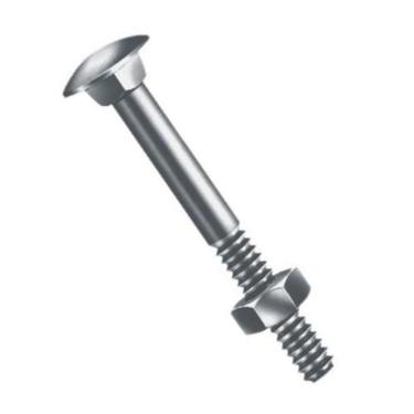 Imagem de Parafuso Francês Com Porca Sextavado 3/8 X 1.3/4 Zincado - Jomarca