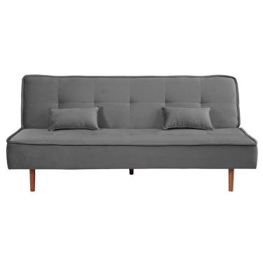 Imagem de Sofá Cama Silver Linho Cinza Grafite 1,92 - Speciale Home Cinza