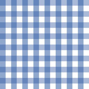 Imagem de Papel De Parede Doce Estilo Xadrez Azul 82175