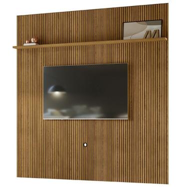 Imagem de Painel Suspenso Tv 75 Polegadas 245x238 Cm Guapore Madetec Cumaru