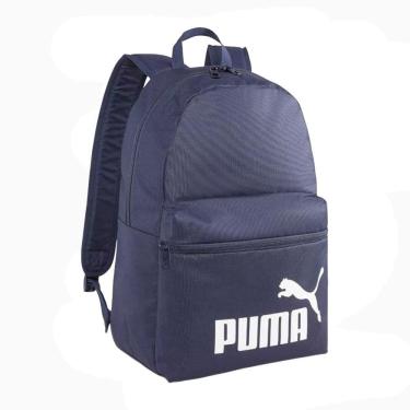 Imagem de Mochila Puma Phase Unissex Backpack autêntico Logo Cat E Puma Azul Navy