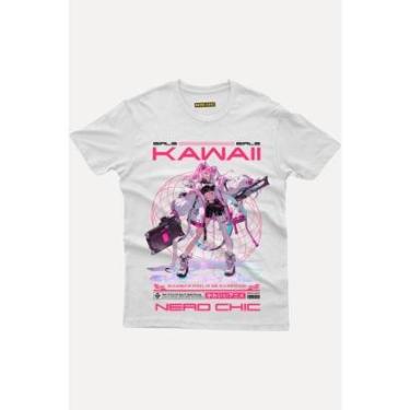 Imagem de Camiseta Nerd Chic Kawaii Japan Anime Girl Y2K - Estilo Futurista-Unissex
