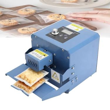 Imagem de Seladora TéRmica AutomáTica Para Sacos PláSticos,300 W Seladora De Banda ContíNua De 5 M/Min,MáQuina AutomáTica Para Embalagens De Alimentos,AçO InoxidáVel Para Sacos De Pvc,Sacos De AlumíNio