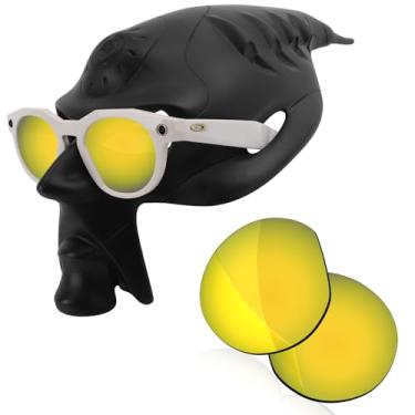 Imagem de RockShell Lentes polarizadas de substituição para óculos de sol inteligentes Oakley Meta HSTN OW8002 51 mm, Racing Gold Mirrorfirm - Geekpolar, One Size