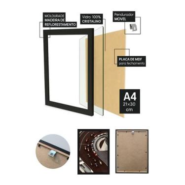 Imagem de Quadro Circuito F1 Formula com Vidro e Moldura Preta Tam:A4 - Spark Lo