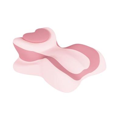 Imagem de YWJLQH Almofada de cunha para deitar de bruços, versátil, ergonômica, com capa removível, apoio para as costas, pernas e joelhos, ideal para relaxar em casa, Rosa
