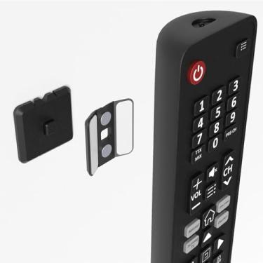 Imagem de Suporte magnético de controle remoto – organizador de parede para TV, ar condicionado e controles eletrônicos – forte aderência magnética com proteção antiinclinação e queda – fácil instalação sem