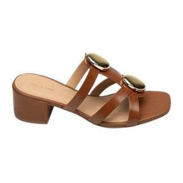 Imagem de TAMANCO RAFITTHY FEMININO SALTO MEDIO CASUAL 18.96003A MARROM-Feminino