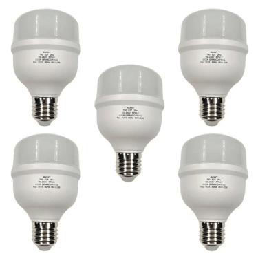 Imagem de Kit Com 5 Lâmpada Led Bulbo 20w 6500k Max-0206