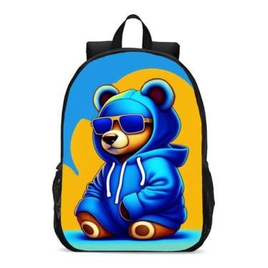 Imagem de Mochila Escolar Infanto Juvenil  Streetwear Urso Novidade 113 - Geek S