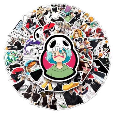 Imagem de Pacote de adesivos Bleachs Anime Waterproof Vinyl 50 unidades