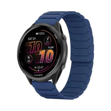 Imagem de Pulseira Magnética De Silicone Para Garmin Forerunner 570 265 55 255 2