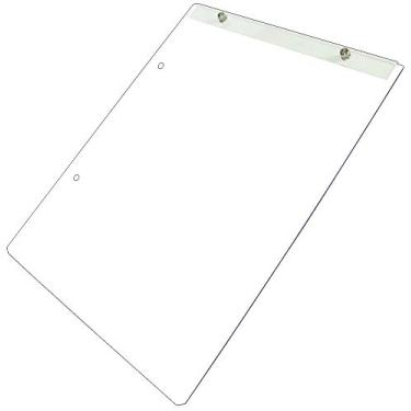 Imagem de Prancheta Portátil Artística em Fórmica Branca com 3 mm de Espessura, Trident 48-A3FA, Branco, Formato A3