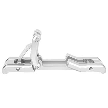 Imagem de Cryfokt Pedal Dobrável Com Dobradiça de Porta Em Liga de Alumínio para JK JKU JL JLU 2007-2021, Forte Capacidade de Carga, Atualização Elegante para Telhado de Escalada, Fácil Instalação para (Prata)