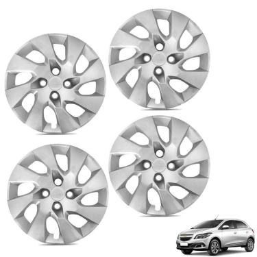 Imagem de Jogo De Calota Agile 2010 A 2013 Aro 14 Cubo Baixo Prata