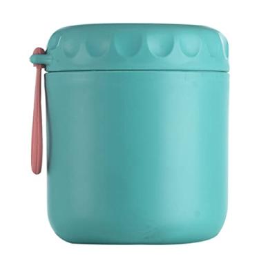 Imagem de Copo de Sopa Isolado Água Aço Inoxidável com Colher Container Almoço Garrafa Comida à Prova Vazamento para Quente Criança Adulto Escritório Piquenique Viagem Lar Cozinha Camping