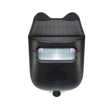 Imagem de Alarme Sem Fio para Calçada Solar com Alcance Longo de 984 Pés IP60 Protetor Contra Clima Detector Movimento por
