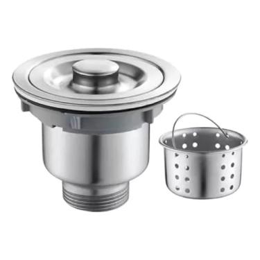Imagem de Válvula Pia Cozinha Com Cesto Removível Ralo