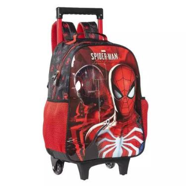 Imagem de Mochila Escolar De Rodinha Homem Aranha Spider-Man Xeryus