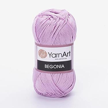 Imagem de Yarnart Begônia, 100% algodão mercerizado, 50 g/185 jardas (169 m) Fine Sport: 2, fio amigurumi, fio de verão (5049)