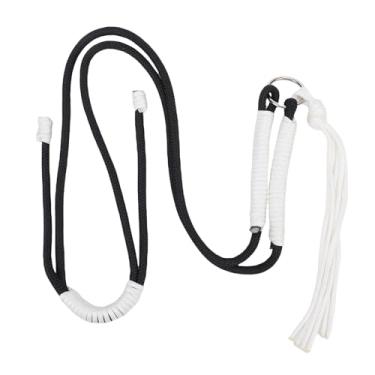 Imagem de Cryfokt Rédeas de Cavalo de Alta Resistência, Gola de Pescoço de Cavalo, Tecido à Mão, Corda de para Treinamento de Equitação, Design de Ajuste Confortável