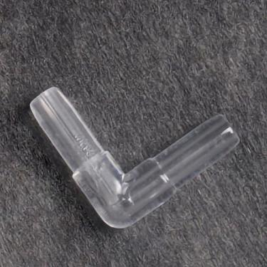 Imagem de Sanpyl Conector Acrílico Transparente Prático da Bomba de Oxigênio do Conector da Tubulação de Ar do Tanque de Peixes, Amplamente Aplicável, para Mangueiras de Ar Aquário (Cotovelo)