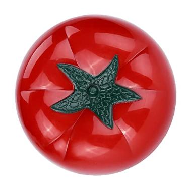 Imagem de GLOGLOW Temporizador Em Formato de Tomate, Vermelho, 60 Minutos, Sem Necessidade de Bateria, Material ABS, para Cozinhar e Assar Temporizador Mecânico de Cozinha, Nan (Tamanho grande 7,2 * 5,5cm)