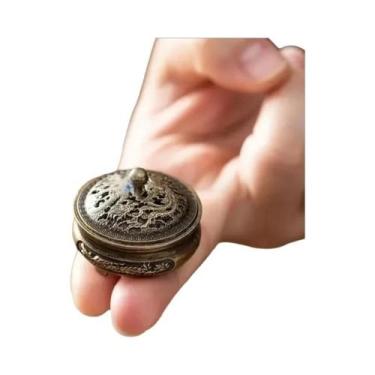 Imagem de Mini Queimador De Incenso Longfeng De Três Pernas Antiaderente Com Ban