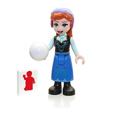Imagem de LEGO Disney Princess Frozen 2 Minifigure - Anna em Saia Azul (com Bola de Neve) 2021 43194