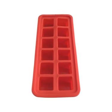 Imagem de Forma de Gelo Silicone para 12 Cubos Classic - Flexível- Dados 12 Cubo