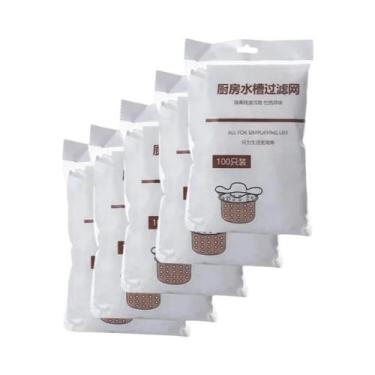 Imagem de Sacos De Malha Descartáveis Para Filtro De Pia De Cozinha 100 500pcs R
