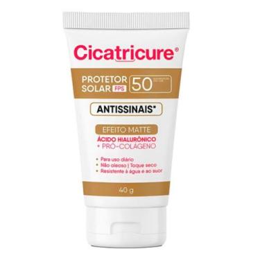Imagem de Cicatricure Protetor Solar Fps50 Antissinais Matte - 40g