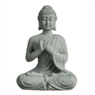 Imagem de FENNYYAR Estátua de Buda Doméstica Espírito Zen, 11 cm, Escultura Budista, Ornamento de Sala de Estar