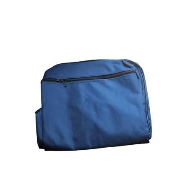 Imagem de Bolsa De Compras Saco Capa Para Carrinho De Feira Reforçado - 60 * 30cm, Ideal for Brazilian Supermarket Runs & Family Barbecue Supplies(Azul Marinho)