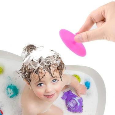 Imagem de Conjunto de 5 escovas de limpeza facial redondas de cerdas macias, escova multifuncional de limpeza facial, ferramenta de limpeza e esfoliação