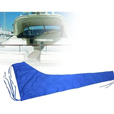 Imagem de Capa De Barco À Prova De Vento, Capa De Vela De Guarda-sol De Vela De Lança, Costura De Qualidade, Material De Alta Densidade, Capa De Guarda-sol De Vento Acessórios De Barco À Vela,(12-13 Pés)