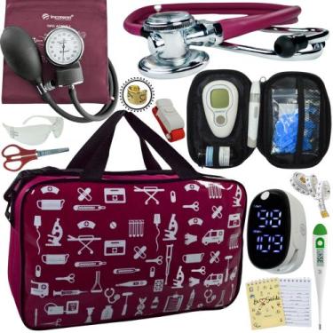 Imagem de Kit Enfermagem Premium Basico - Love Saude, VINHO INCOTERM