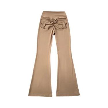 Imagem de Calças De Yoga E Dança De Secagem Rápida Com Bolso Para Levantamento D