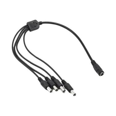 Imagem de Cabo Divisor De Energia DC 5.5x2.1mm 1 Para 2 3 4 5 6 8 Vias Adaptador